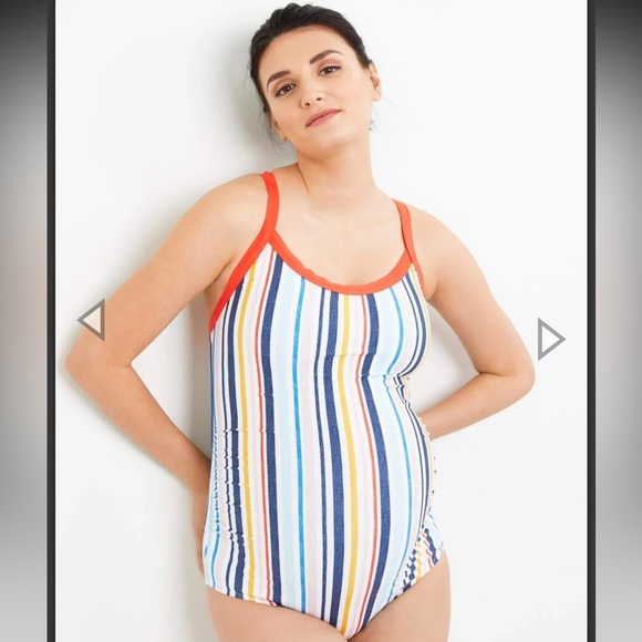 Excellent condition Splendid x Gray Malin one piece maternity swimsuit - Picture 1 of 3